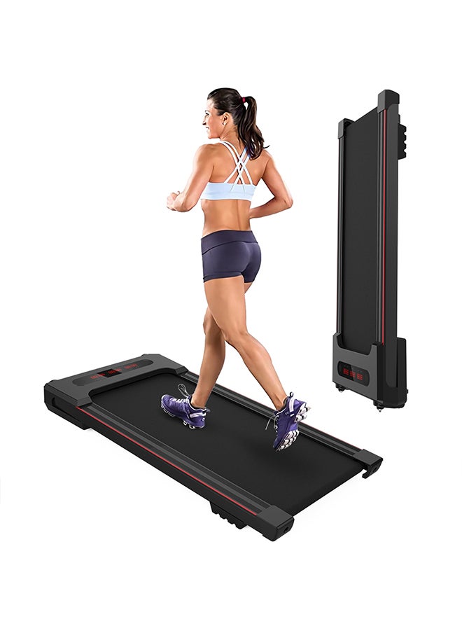 GINPORD - 2-in-1 Electric Treadmill Machine with Wireless Speaker, Remote Control and LED Display, Suitable for Home/Office Use - Image 1