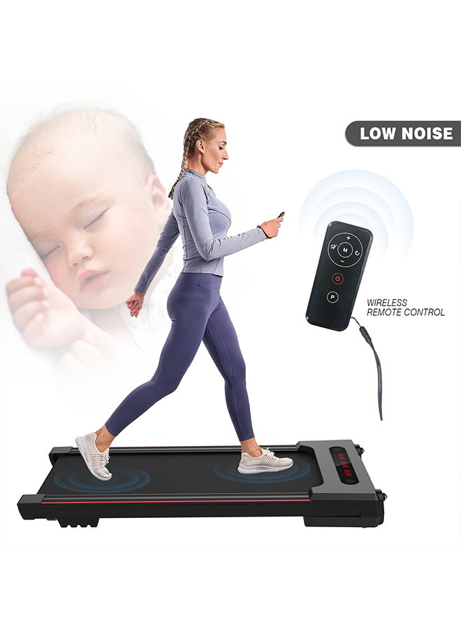 GINPORD - 2-in-1 Electric Treadmill Machine with Wireless Speaker, Remote Control and LED Display, Suitable for Home/Office Use - Image 1