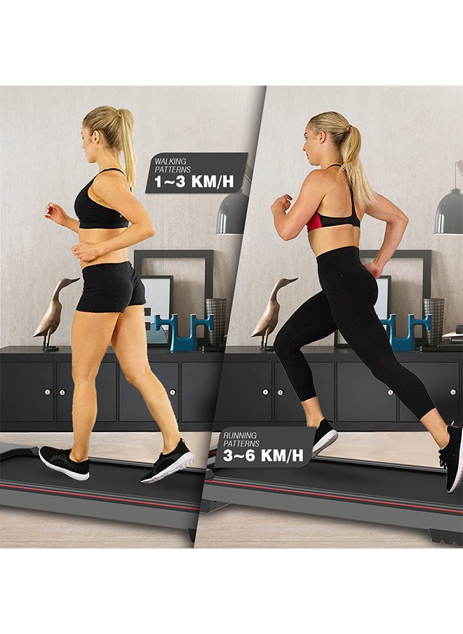 GINPORD - 2-in-1 Electric Treadmill Machine with Wireless Speaker, Remote Control and LED Display, Suitable for Home/Office Use - Image 1