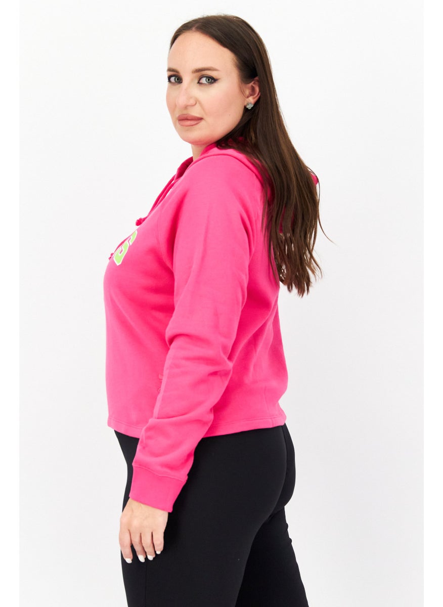 adidas Originals Adidas Originals x Disney Women Sportswear Fit Brand Logo Hoodie, Pink  - Image 2