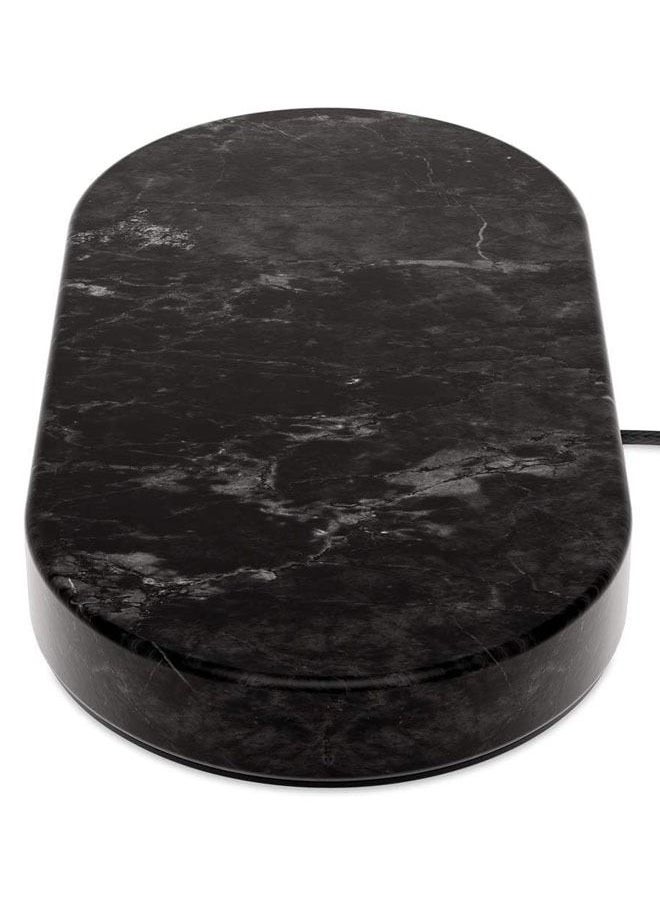 EGGTRONIC - Eggtronic Stone Dual Wireless Charger Black Marble - Image 1