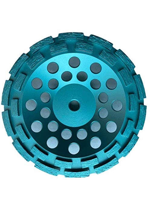 DPT 3Pack 7 Diamond Grinding Cup Wheel for Grinding Polishing and Cleaning Concrete Granite Marble Stone Rock Cement Double Row with 5811 Thread  - Image 3