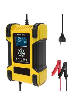 Generic Full Automatic Car Battery Charger 12V 12A Digital Display Battery Charger Power Pulse Repair Chargers Wet Dry Lead Acid111(UK)  - Image 1