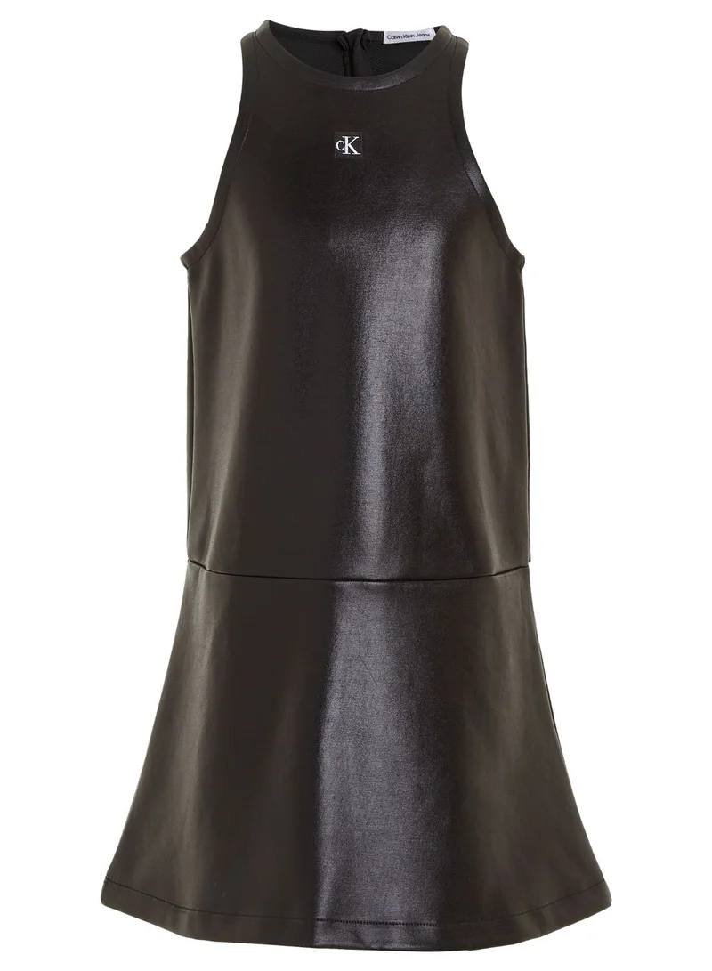 Calvin Klein Jeans Sleeveless Faux Leather Dress for Women | Best Price  Kuwait
