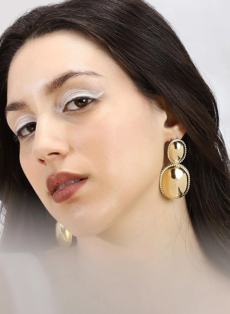 SOHI Gilded-Bridget Artificial Drop Earring Jewellery