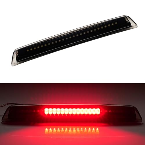 Cxdar Third 3rd Brake Light LED for 20042015 Nissan Titan High Mount Rear Brake Lights Assembly for 0415 Nissan Titan Waterproof Center Cab Cargo Lamp Stop Light Black
