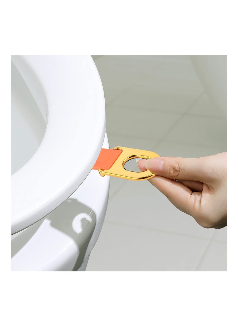 Y&D Toilet Seat Lifter, Pack of 4 Lifter Avoid Touching The Lid Lifting Handle Bathroom Accessories for Home, Office, Hotel  - Image 2