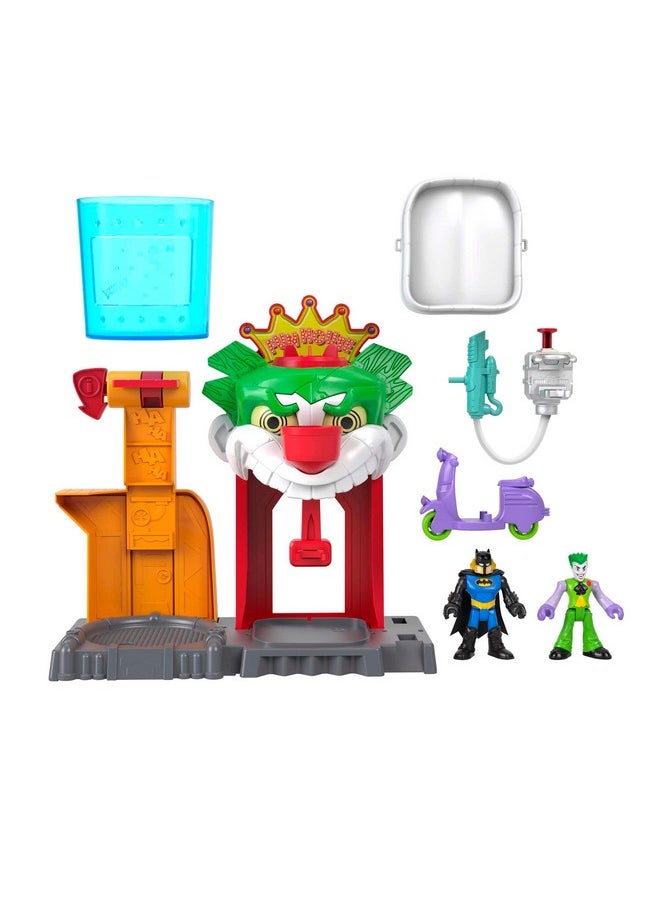 Fisher-Price Imaginext Dc Super Friends Batman Toy The Joker Funhouse Playset Color Changers With 2 Figures & Accessories For Ages 3+ Years  - Image 2