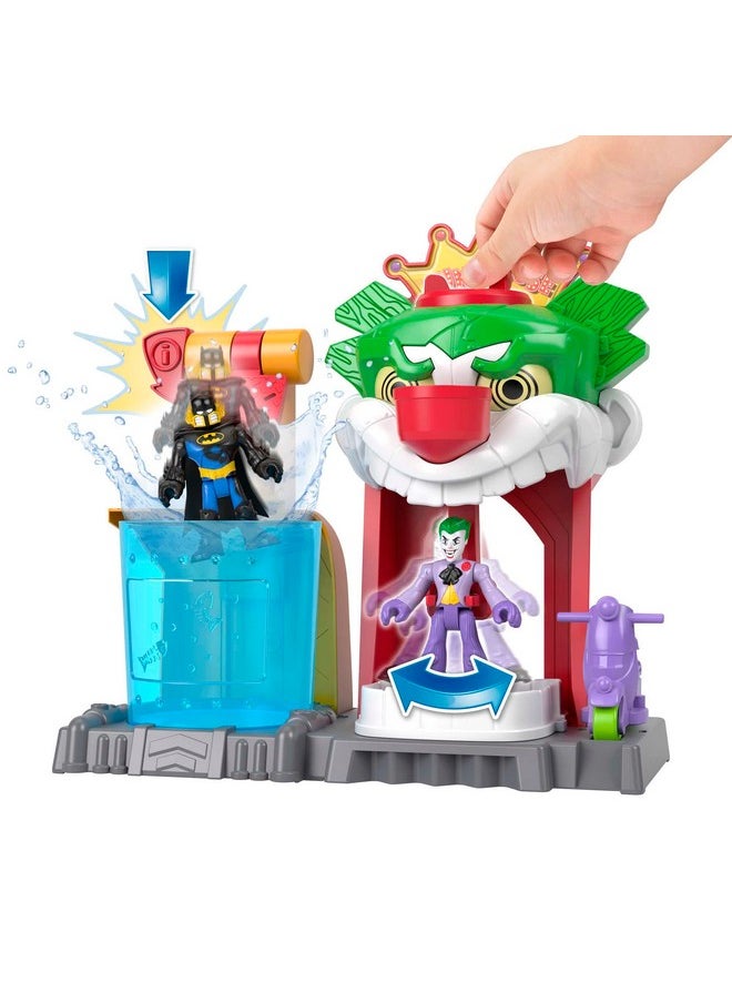 Fisher-Price Imaginext Dc Super Friends Batman Toy The Joker Funhouse Playset Color Changers With 2 Figures & Accessories For Ages 3+ Years  - Image 4