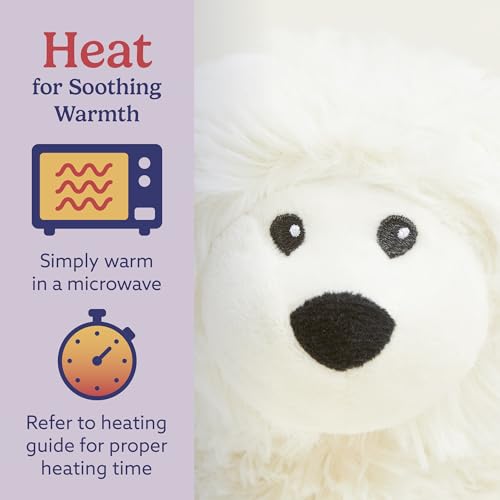 warmies Junior Microwavable & Weighted Stuffed Animals, Sheep - Heated Stuffed Animal Plushie for Warmth & Comfort - Cute Soft Plush Toys for Adults & Children (Boys, Girls, Babies & Toddlers) - Image 4