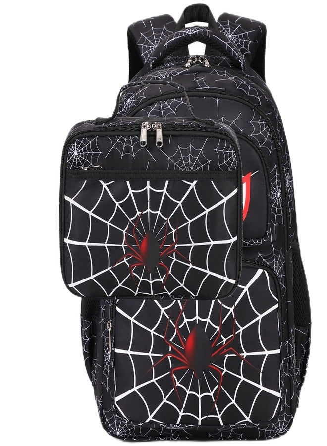 AUIVTY School Backpack for Boys Girls, Teens Bookbag with Lunch Box Set Kids Backpack Elementary Middle Teens School Bag, Red, Large, Daypack Backpacks - Image 1