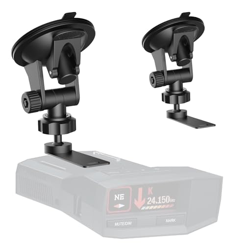 xsaaczm Super Radar Detector Mount,Super Car Windshield,Dashboard Suction Cup Bracket,Compatible with Uniden R7 R8 R8w Radar Detector (for Uniden R7/R8 Radar) - Image 1
