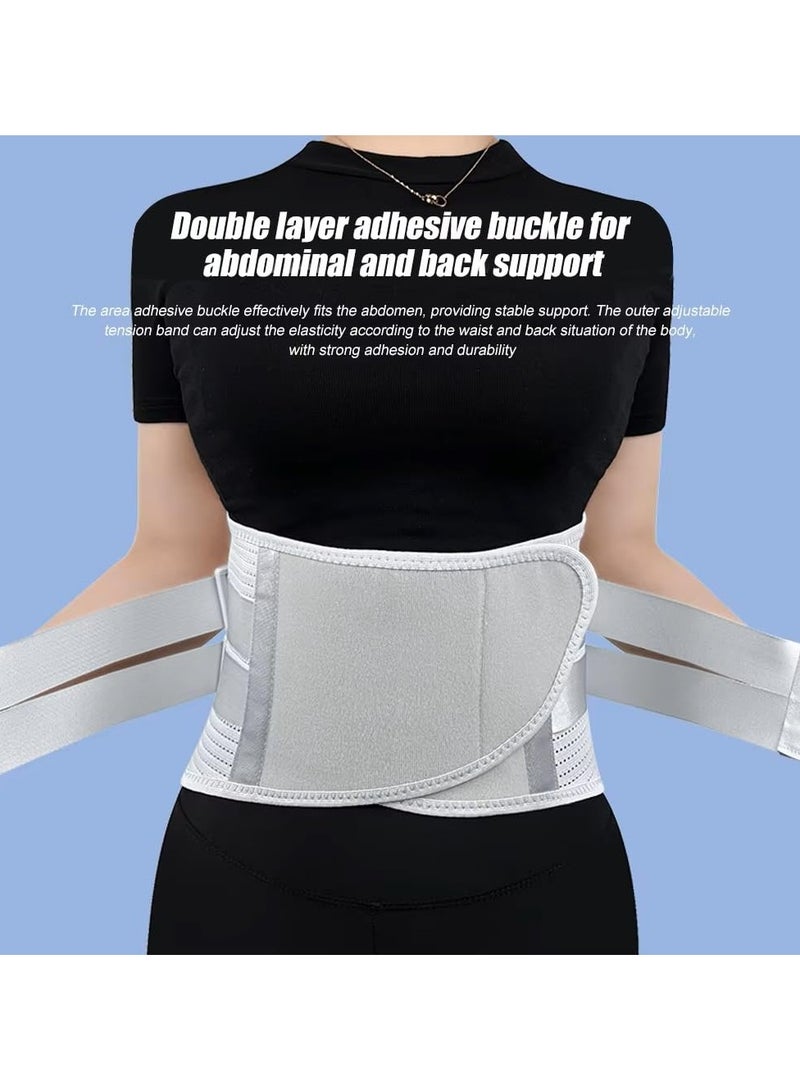 Bukela Lumbar Support Belt Lumbosacral Back Brace,Breathable Back Support Belt, Lower Back Pain Relief Warmer Stretcher for Herniated Disc, Sciatica, Scoliosis(M) - Image 4