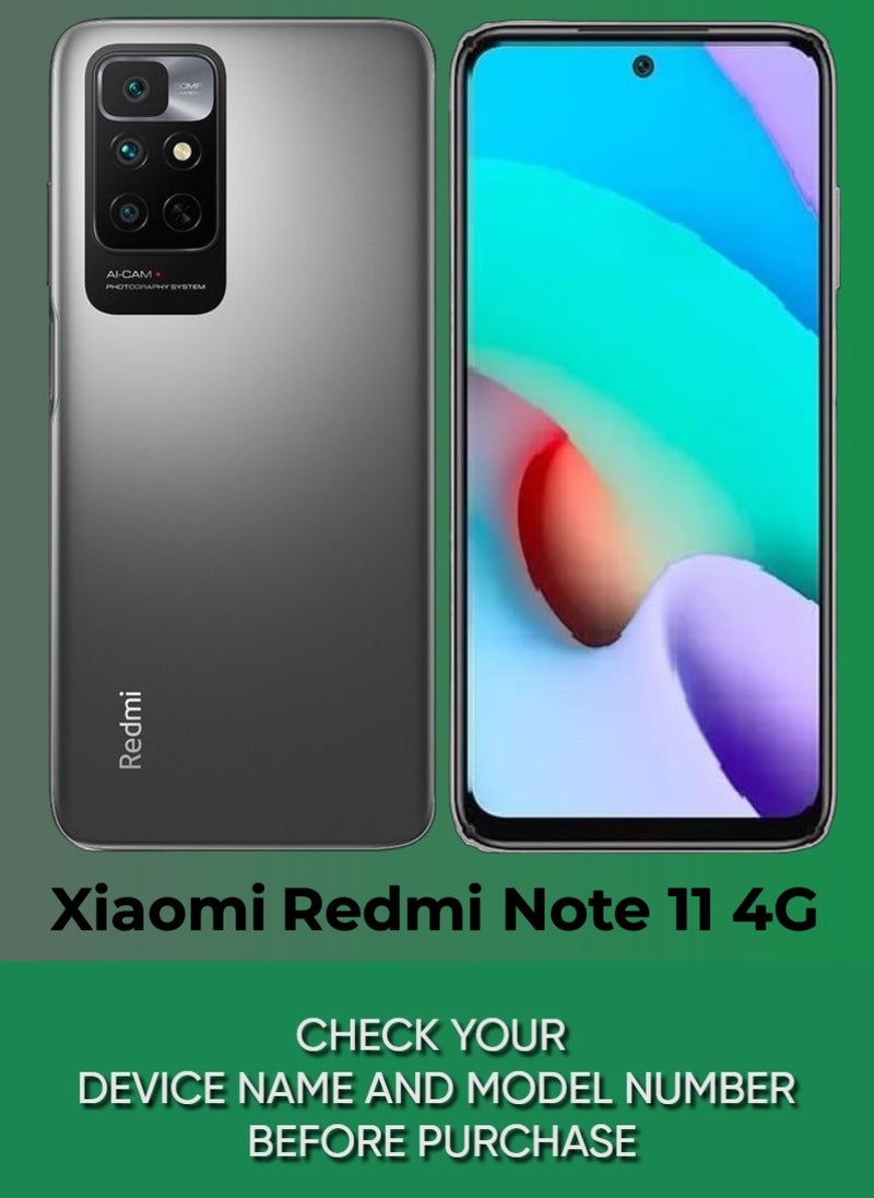 Antistatic ESD Dustproof Premium Quality High Definition Clear Tempered Glass Screen Protector Designed For Xiaomi Redmi Note 11 4G