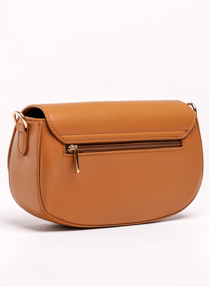 David Jones- Women's Leather Moon Bag model cm7104- The covered moon bag lock on- Safe and High Quality All season styled leather Cross body bag - Image 2