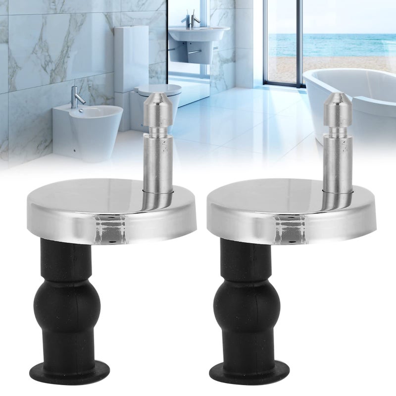 Stainless Steel Toilet Seat Screws Hinges Bolts with Expanding Rubber Top Nuts - Image 4