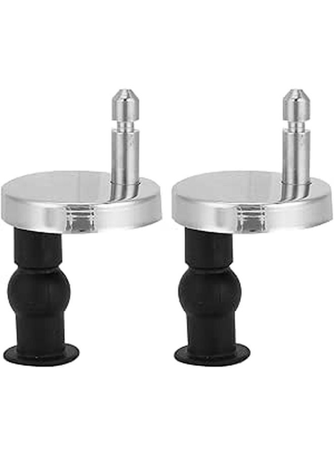 Stainless Steel Toilet Seat Screws Hinges Bolts with Expanding Rubber Top Nuts - Image 1