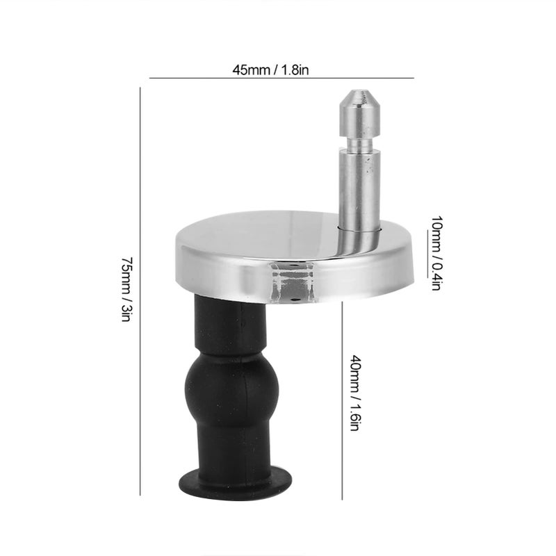Stainless Steel Toilet Seat Screws Hinges Bolts with Expanding Rubber Top Nuts - Image 3