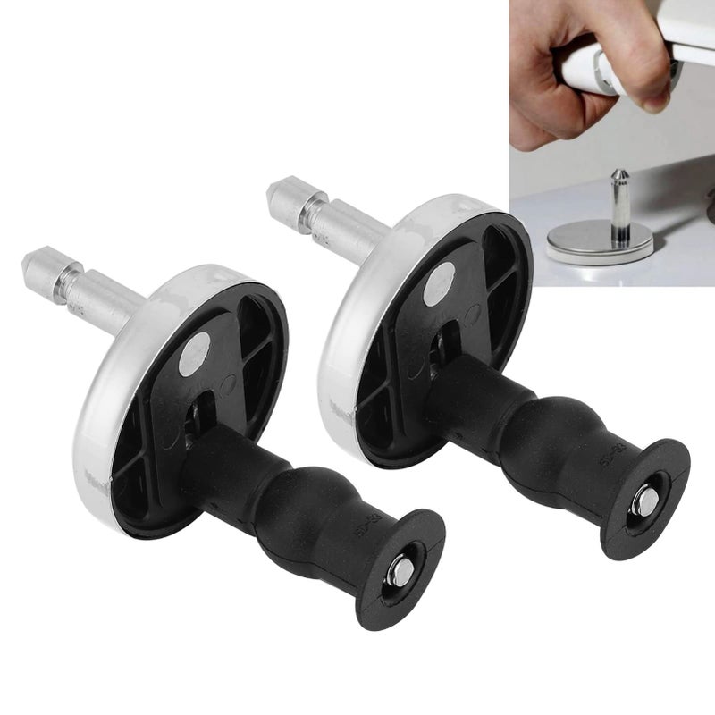 Stainless Steel Toilet Seat Screws Hinges Bolts with Expanding Rubber Top Nuts - Image 5