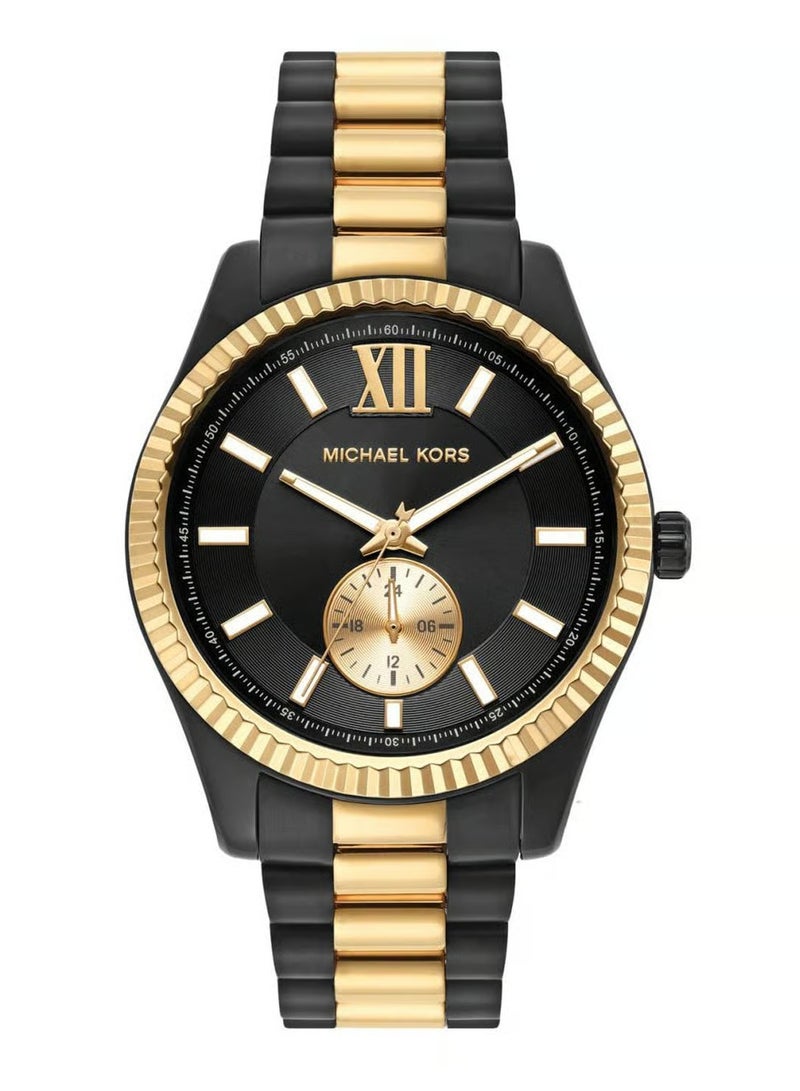 ام كي ساعة رجالية من طراز Lexington Two Tone Bracelet Style Analogue MK8948 - Image 1