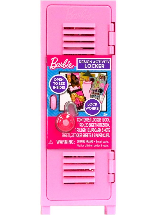 Tara Toys Barbie Design Activity Locker  - Image 1