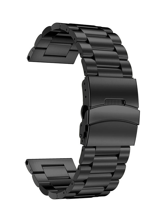 آيسانك سوار ساعة ذكية بديل لساعات جارمين فينيكس 5X أسود - Image 1