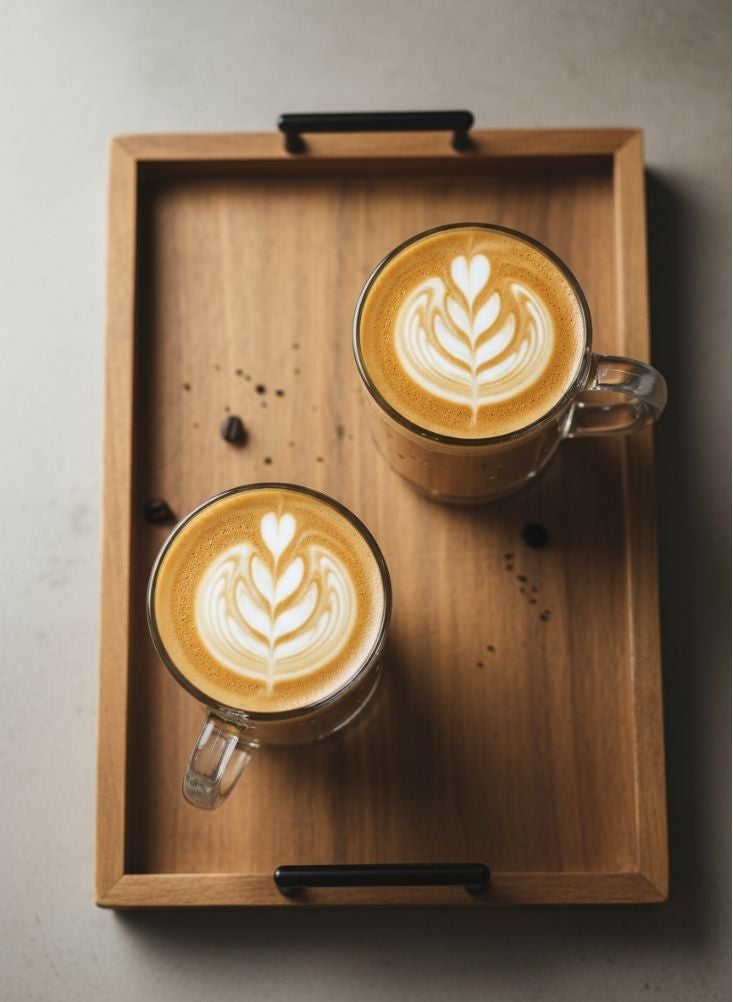 بريميم طقم أكواب زجاجية مضلعة بتصميم كلاسيكي – ثلاث قطع شفافة بمقابض أنيقة - Image 3