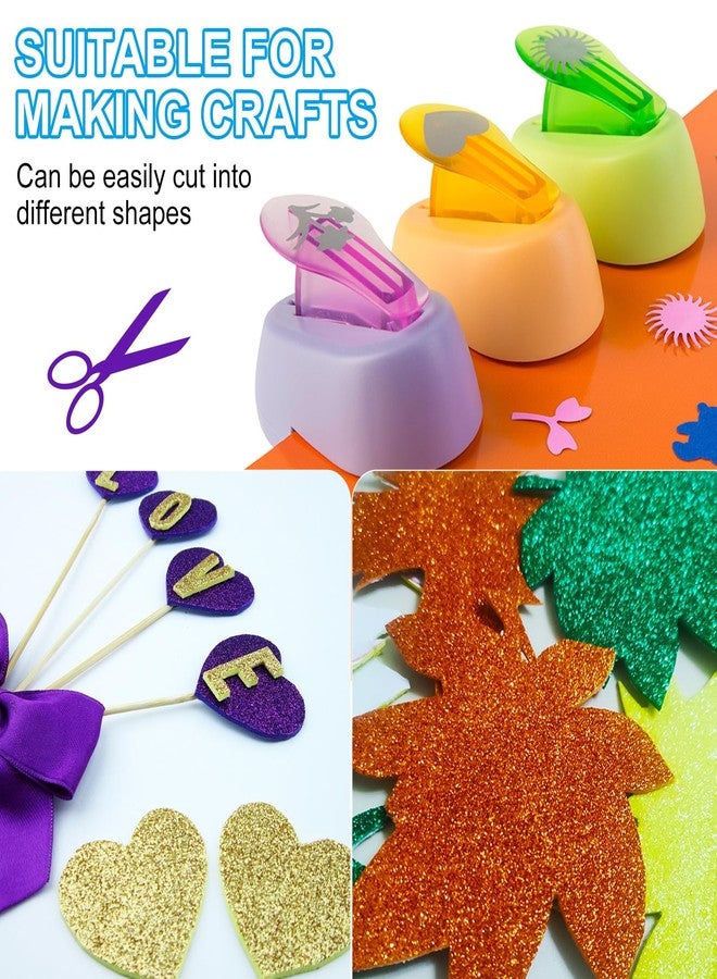 PATIKIL 10Sheets Orange Glitter Cardstock Paper, 12 x 12 in 250gsm Square Premium Sparkly Paper Craft Cardstock Paper for Scrapbook Card Making DIY Art Projects Wedding Party - Image 4