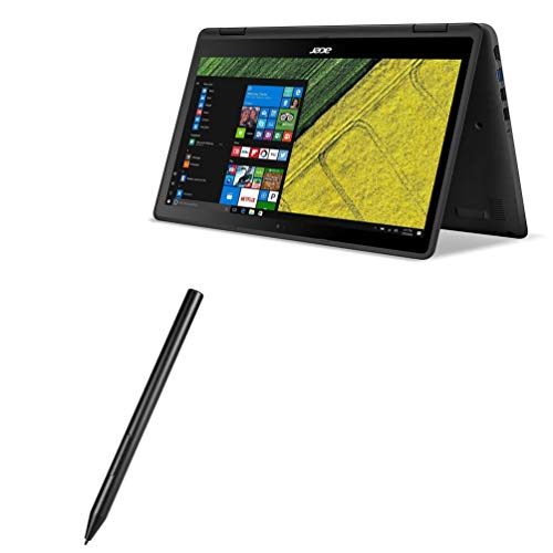 BoxWave Stylus Pen Compatible with Acer Spin 5 (Stylus Pen ActiveStudio Active Stylus 2020, Electronic Stylus with Ultra Fine Tip for Acer Spin 5 - Jet Black - Image 1