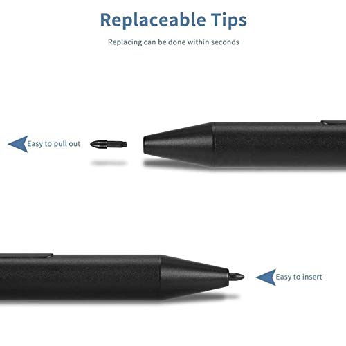 BoxWave Stylus Pen Compatible with Acer Spin 5 (Stylus Pen ActiveStudio Active Stylus 2020, Electronic Stylus with Ultra Fine Tip for Acer Spin 5 - Jet Black - Image 5