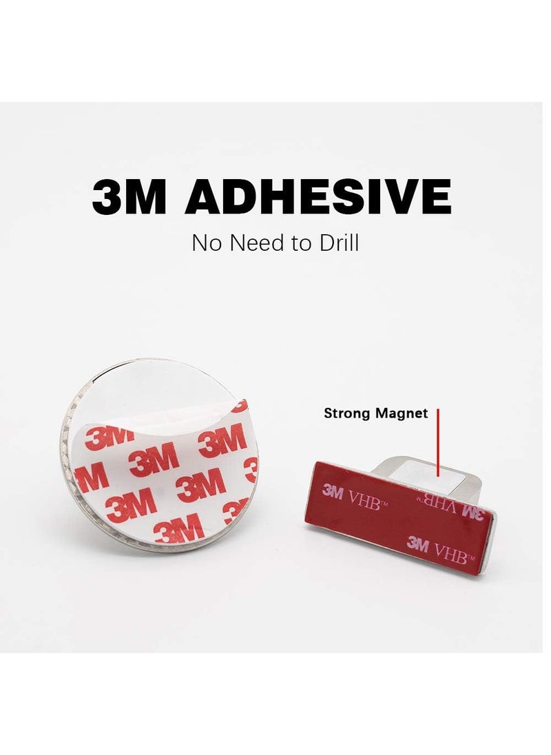 Shrux Shrux Strong Magnetic Door Stop for Floor InstallationMagnetic Door Stopper for preventing Wall Damage HeavyDuty Magnetic Door StopperStainless SteelNoDrill Installation Wall Protection 1Pcs  - Image 3