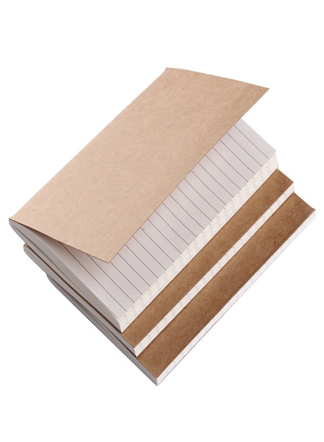 Robrasim Refill Inserts for Pocket Leather Traveler's Notebook 5.2" × 4" - Set of 3 - Line - Image 1