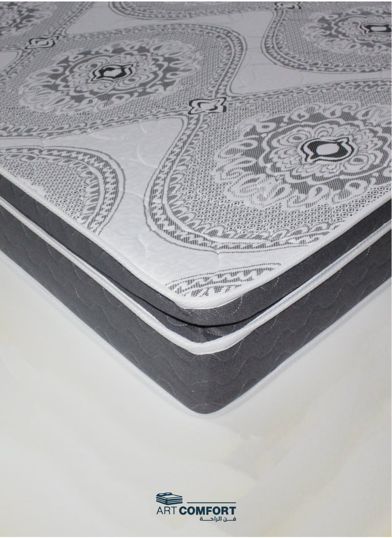 Art Comfort - Super Plus Medical Mattress | King Size, spring-free, made of high-density compressed foam and insulating felt layer, soft foam for pressure relief, luxurious cotton fabric cover, ideal for back pain. - Image 1
