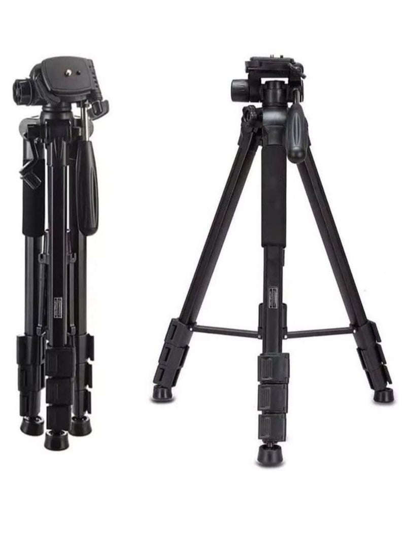 GENNEXT - Camera Tripod with Travel Bag Cell Phone Tripod with Wireless Remote and Phone Holder Compatible with All Cameras Cell Phones Projector Webcam Spotting Scopes - Image 1