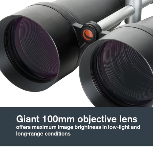 Celestron SkyMaster 25x100 Binoculars Giant Aperture Binoculars for DeepSky Astronomy LongDistance Viewing MultiCoated Optics Includes Tripod Adapter Carrying Case - Image 3