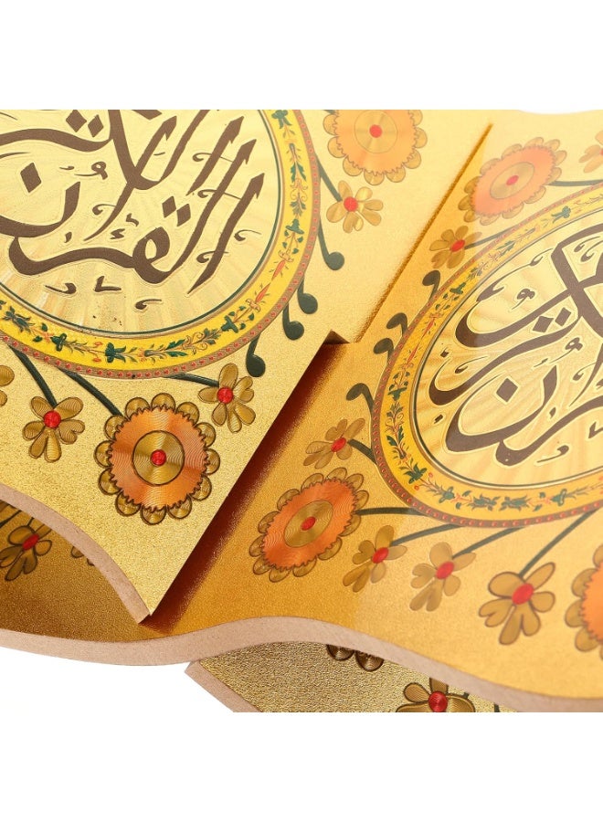 توب ون حامل كتاب قابل للطي من الخشب، حامل مصحف وكتاب مقدس، رف قراءة للمسلمين، حامل عرض للمجلات وكتاب الطهي، مثالي للعرض والقراءة والصلاة في المصلى - Image 5