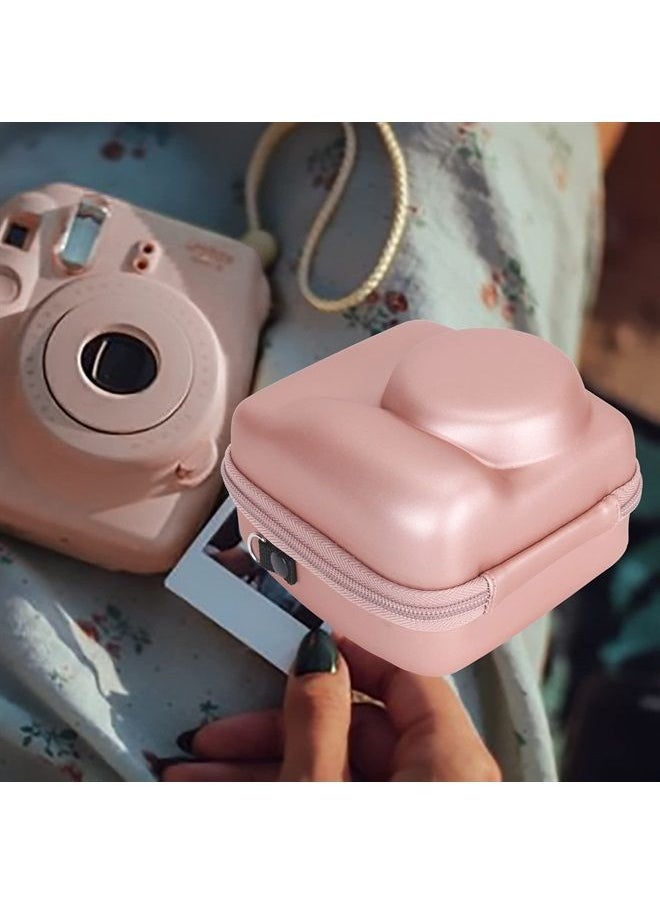 Aenllosi - Hard Carrying Case Replacement for Fujifilm Instax Mini 12/11 Instant Camera,Protective Case Compatible with Instax Camera Mini 12/11(Only Case,Blossom Pink) - Image 1