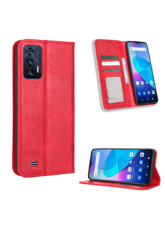 S-TOP Case For Oukitel C31 Magnetic Buckle Retro Texture Leather Phone Case - Image 1