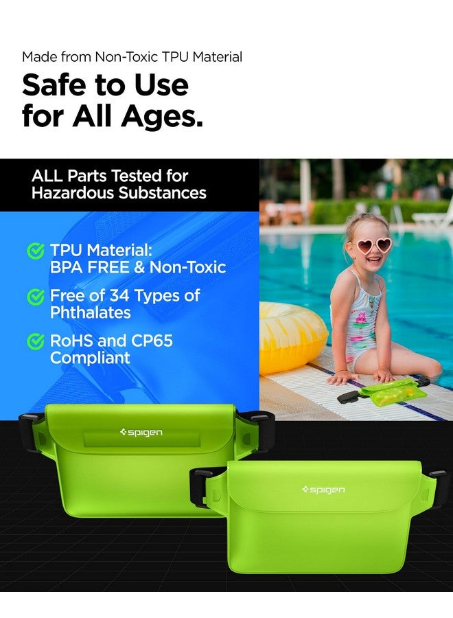 Spigen Waterproof Mobile Pouch (A620) for iPhone, Samsung Galaxy, Google Pixel and All Other Smartphones up to 8.7 Inches, Mobile Waterproof Pouch (IPX8 Certified, Pack of 2) - Cactus Green - Image 5