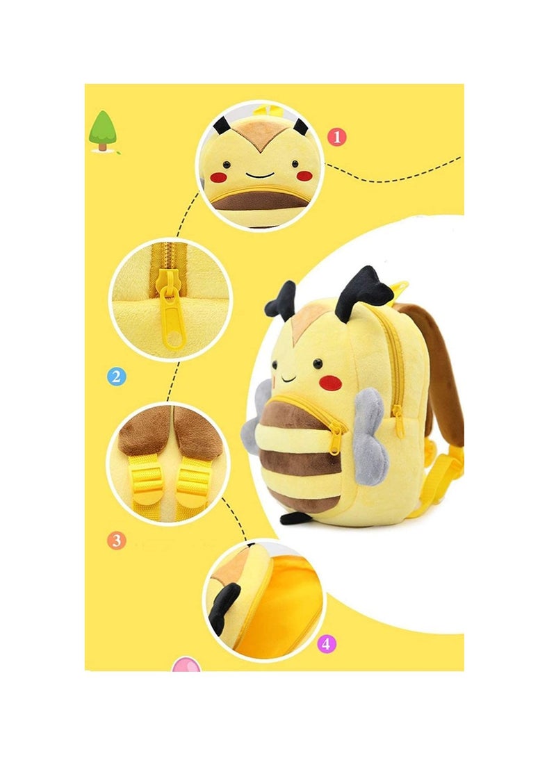 YD Cute Toddler Backpack Toddler Bag Plush Animal Cartoon Mini Travel Bag for Baby Girl Boy 2-6 Years - Image 4