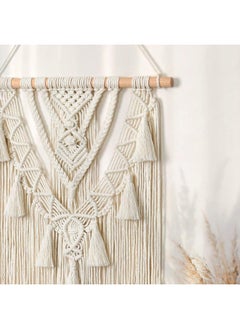 Home Gallery Dremisland Woven Macrame Wall Hanging Boho Geometric Woven Handmade  - Image 1