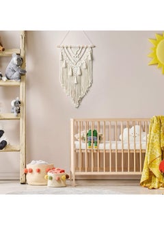 Home Gallery Dremisland Woven Macrame Wall Hanging Boho Geometric Woven Handmade  - Image 3