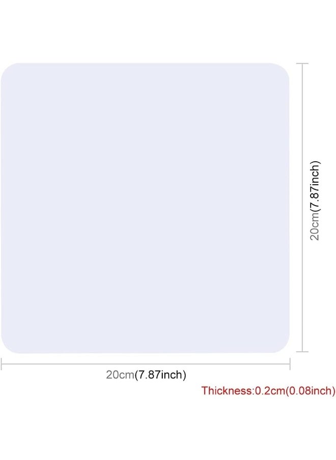 TPGP White & Black Acrylic Reflective Display Table Background Board, 20cm/12 inch Table Top Display Board for Small Product Tabletop Photography Shooting  - Image 2