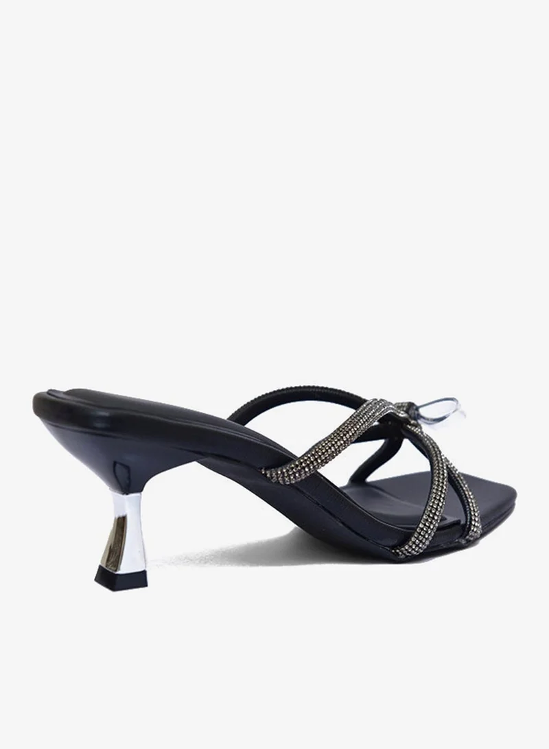 Vincci  Multi Strap Mid Heel Sandals for Women | Best Price UAE