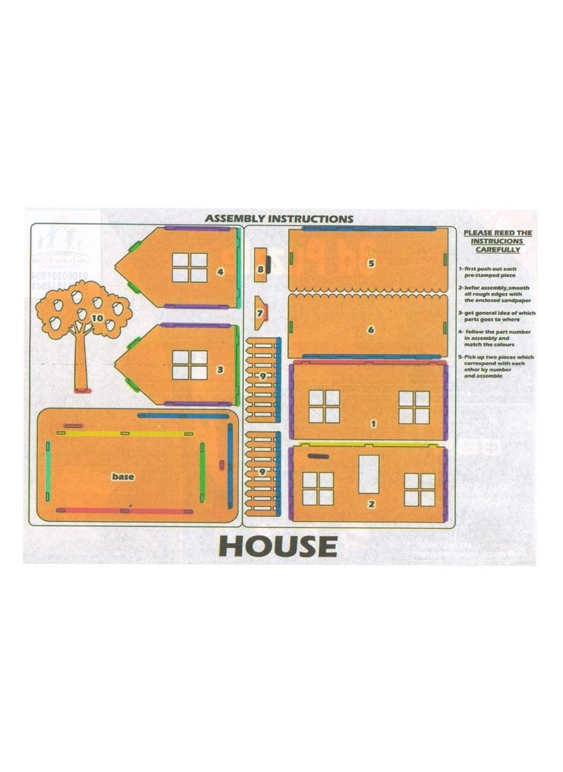 Toys 3D Puzzle House  - Image 2