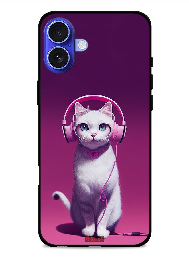 Tolwak Apple iPhone 16 Protective Case Cover Cute Kitten - Image 1