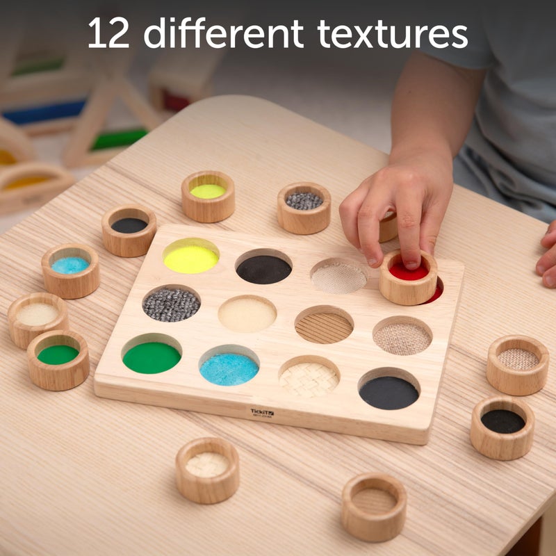 TickiT Touch & Match Board - Toddler Sensory Exploration - Special Educational Needs - Tactile Board - Touch & Feel - Image 3