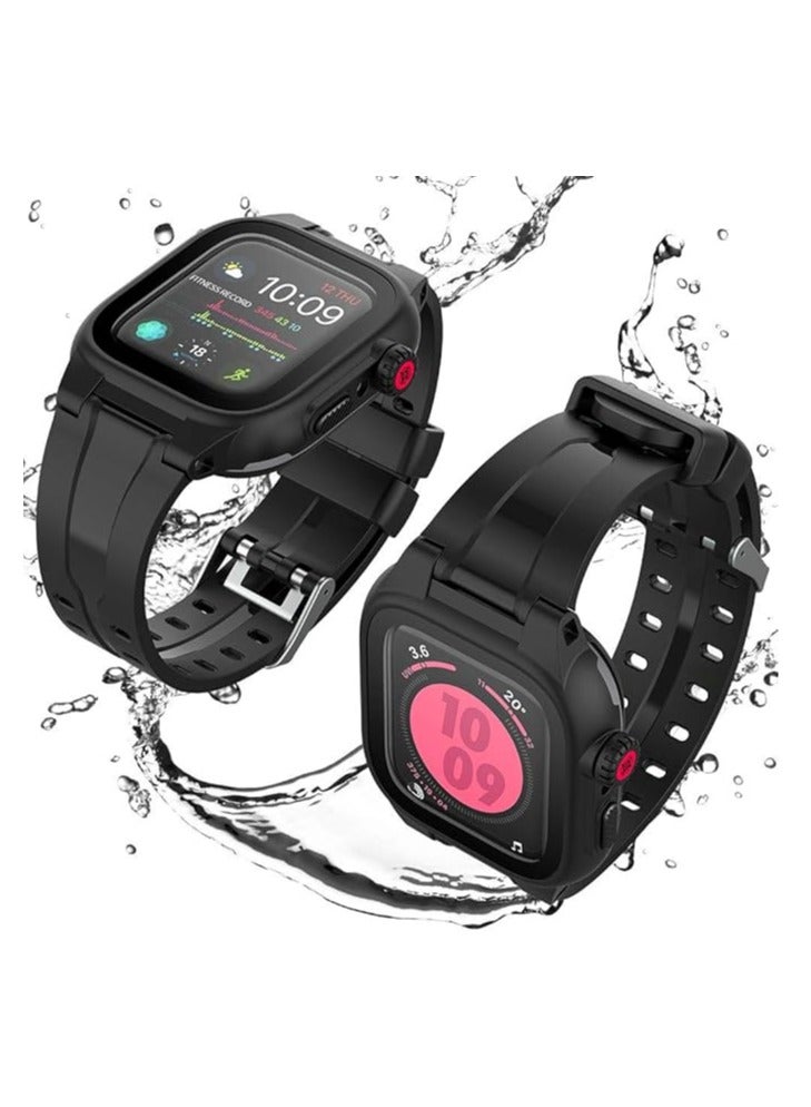 General Apple Watch 44mm Case Series 5/4, Waterproof Case with Built-in Screen Protector, Dust and Shock Case for iWatch Series 5/4  - Image 1