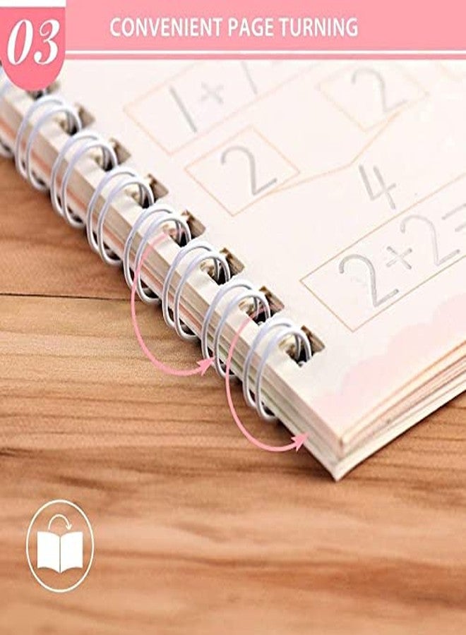 Kiyaan عبوات إعادة تعبئة دفتر تمارين الكتابة السحرية من كيان للأطفال، مجموعة دفتر تمارين الكتابة اليدوية السحرية القابلة لإعادة الاستخدام، كتاب تدريب الكتابة باللغة الإنجليزية للأطفال (5 عبوات إعادة تعبئة فقط) - Image 4