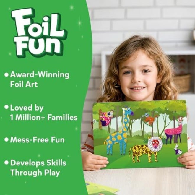 Skillmatics Foil Fun - Unicorns & Princesses, No Mess Art for Kids, Craft Kits & Supplies, DIY Creative Activity, Travel Toys, Gifts for Ages 4, 5, 6, 7, 8,  9 - Image 4